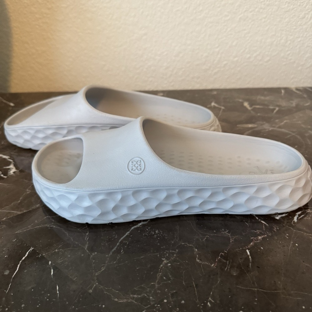 G/Fore G/Slide Street Shoes Sandals Mens 8 Women's 10 Grey Slide Gfore Slip On